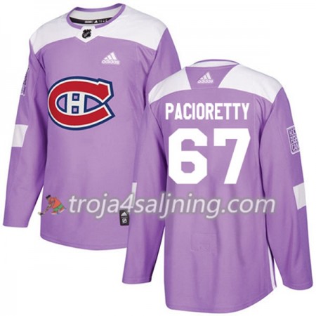 Montreal Canadiens tröja Max Pacioretty 67 Adidas 2017-2018 Lila Fights Cancer Practice Authentic - NHL Tröjor Herr Montreal Canadiens tröja Max Pacioretty 67 Adidas 2017-2018 Lila Fights Cancer Practice Authentic - NHL Tröjor Herr